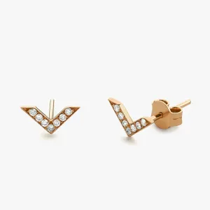 0.07CTW Dainty Diamond Earrings