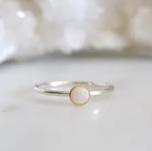 14k & Silver Opal Ring