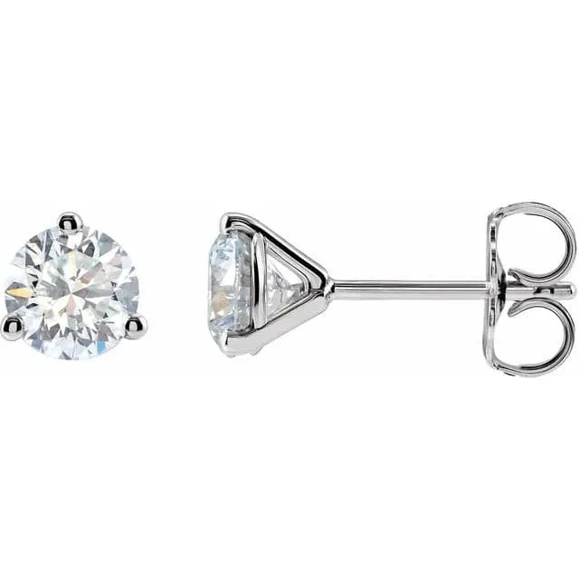 14K White Gold Lab-Grown Diamond Studs .25CTW
