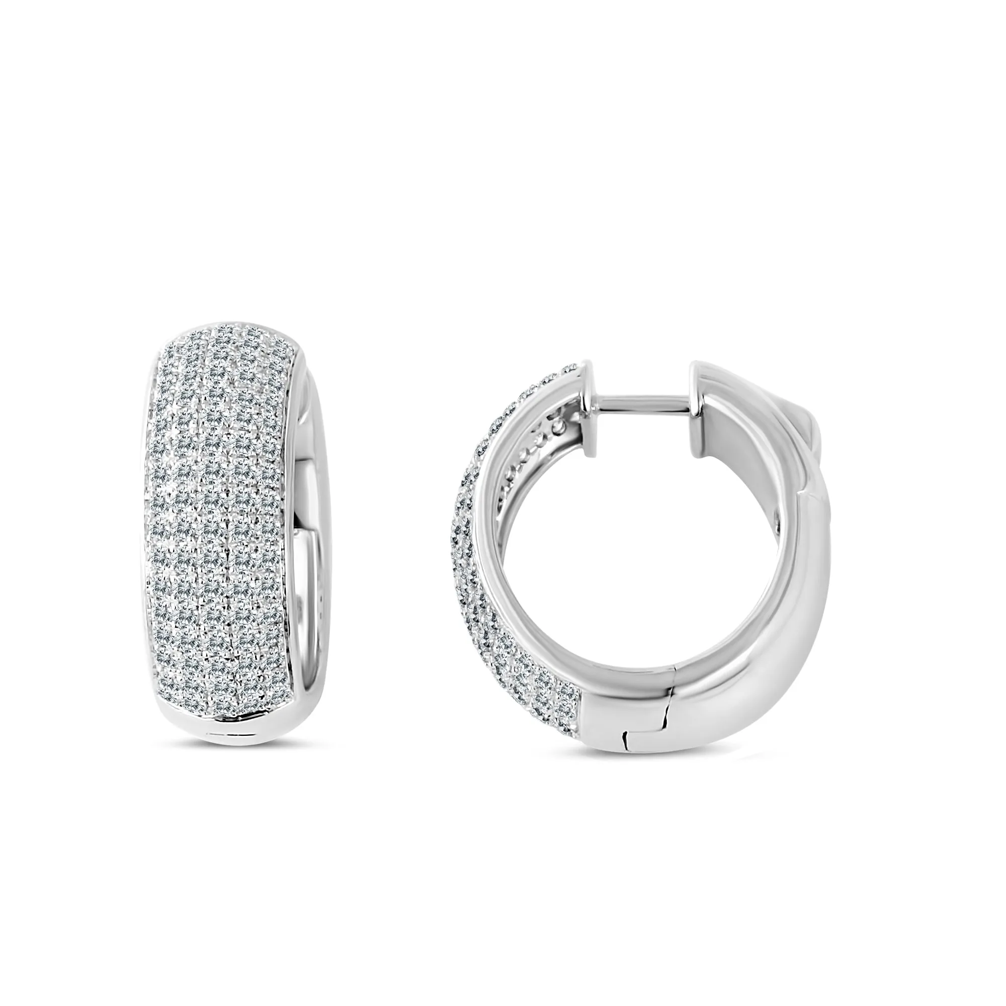 14KW 170D1.50CT,ROUND WEDDING BAND HOOP 15MM  (118HP400870W14DI1)