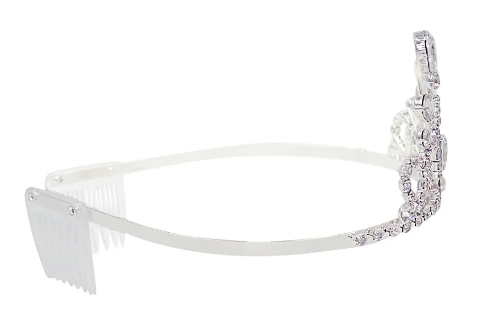 #16260xs- Maus Tiara 2.25" - Crystal