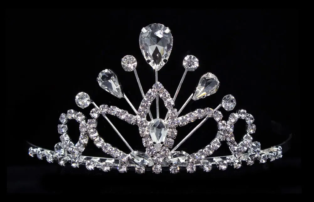 #16260xs- Maus Tiara 2.25" - Crystal