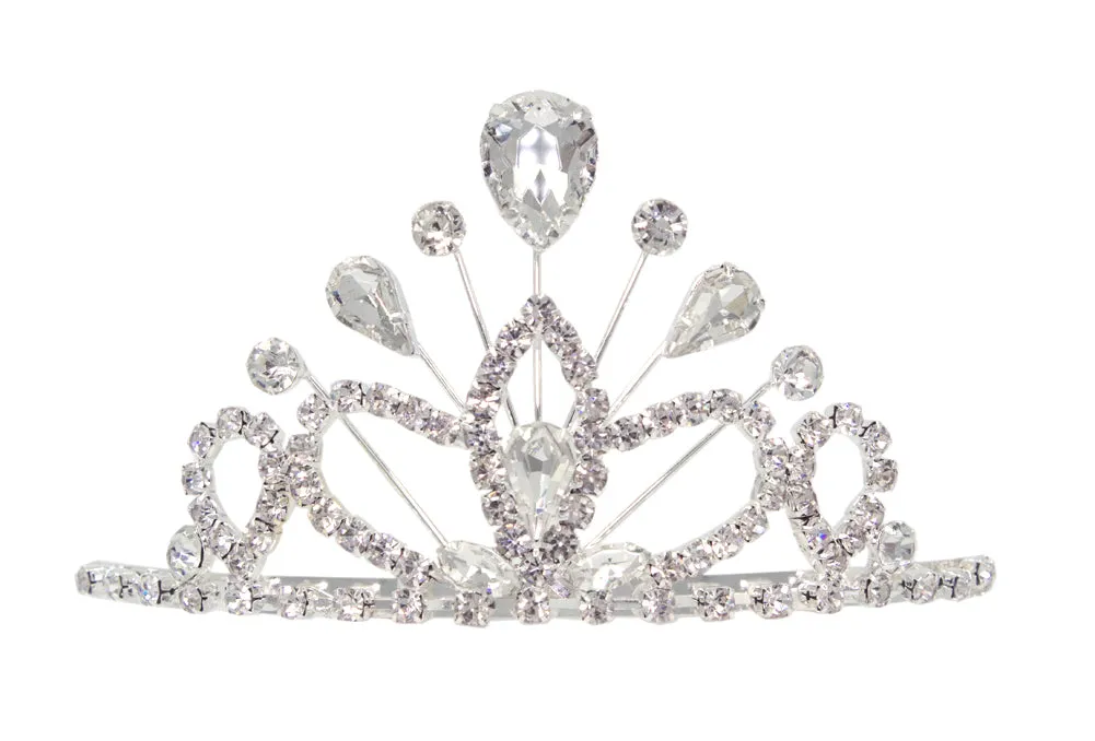 #16260xs- Maus Tiara 2.25" - Crystal