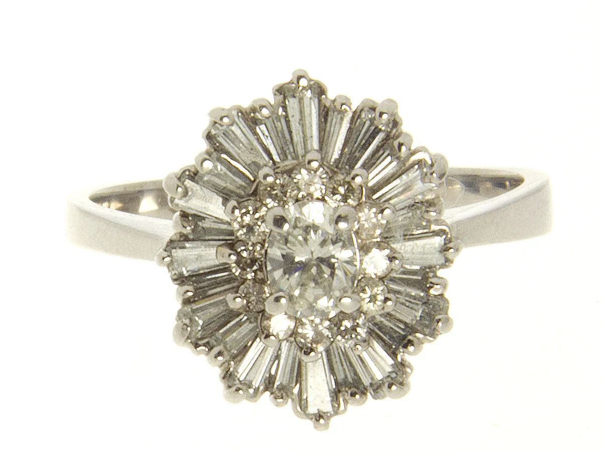 1960s 1.00ct Diamond Cocktail Ring