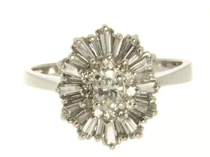1960s 1.00ct Diamond Cocktail Ring