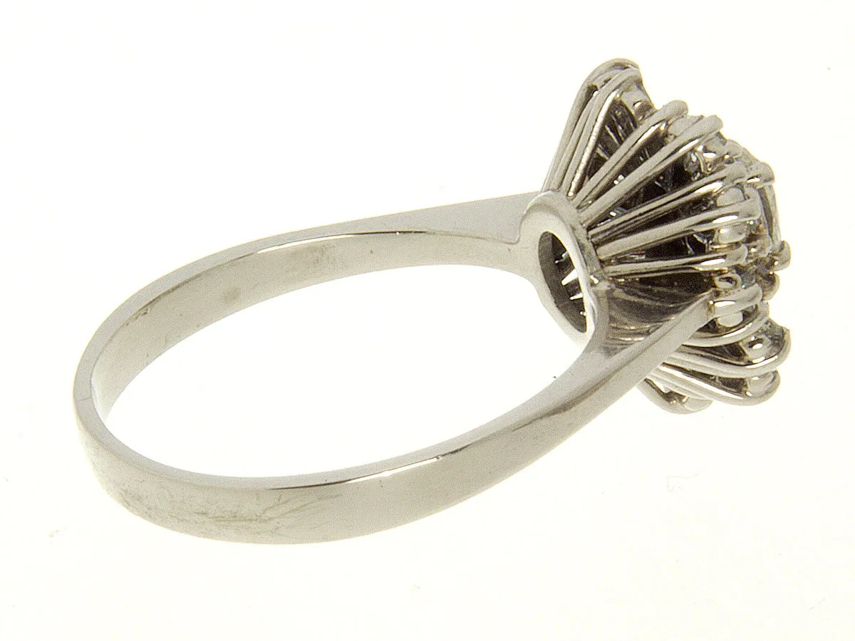 1960s 1.00ct Diamond Cocktail Ring