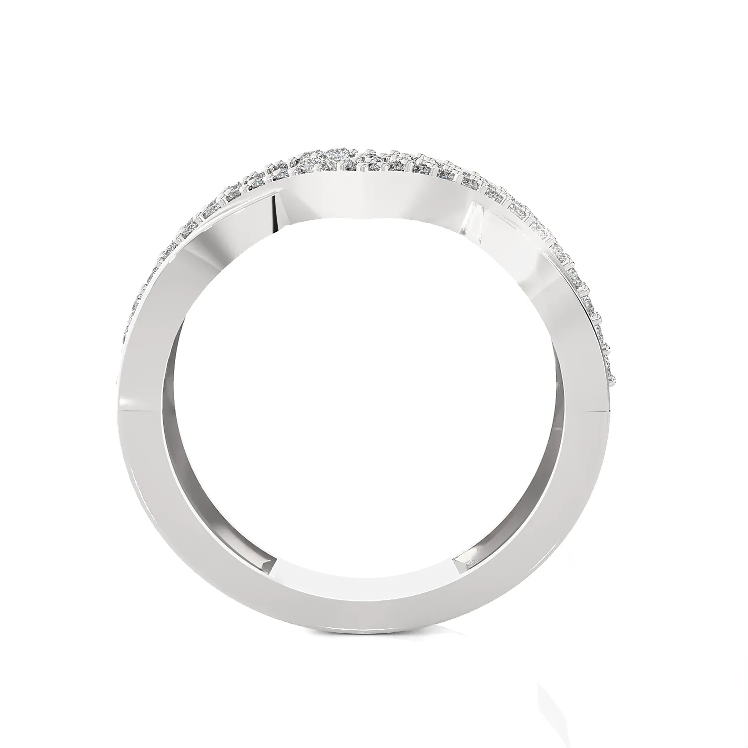 3/8 ctw Round Lab Grown Diamond Ring
