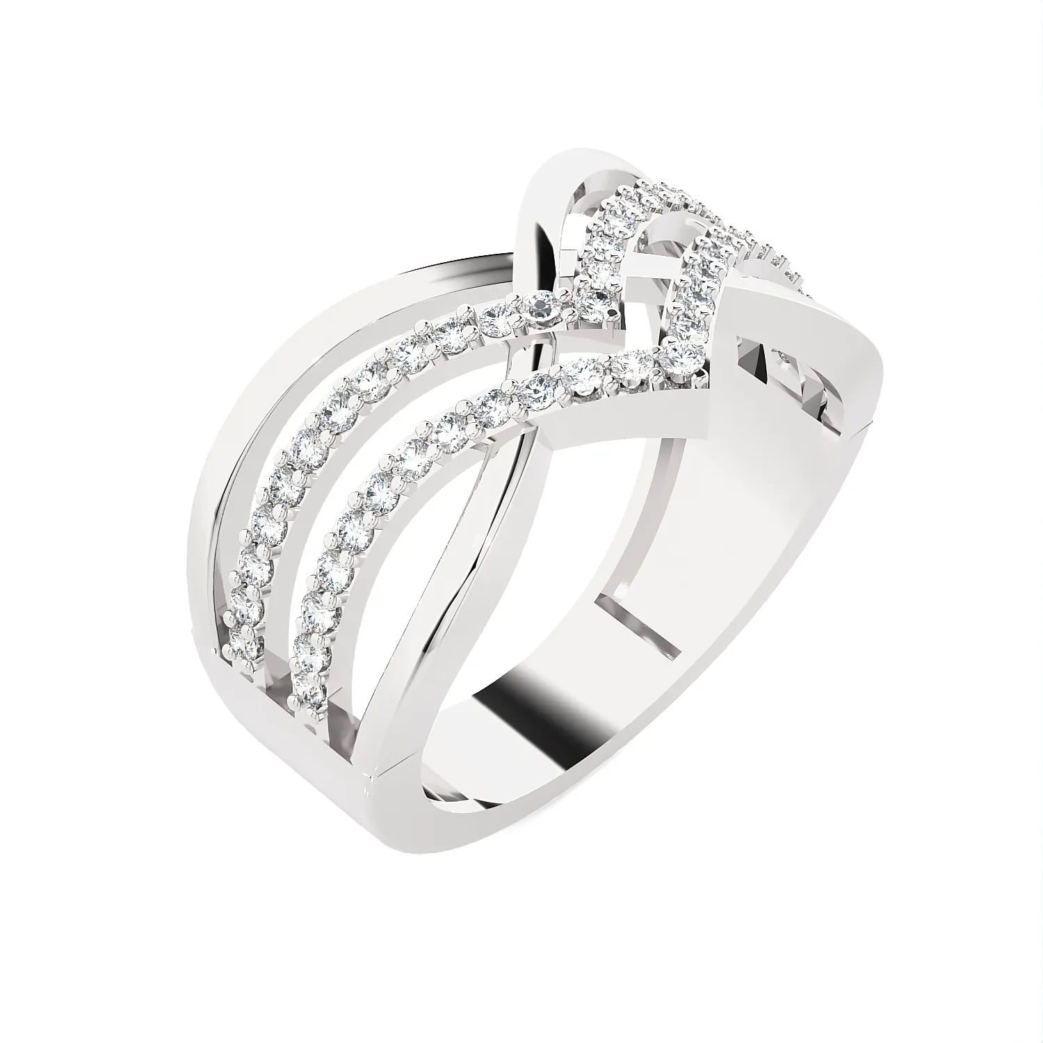 3/8 ctw Round Lab Grown Diamond Ring