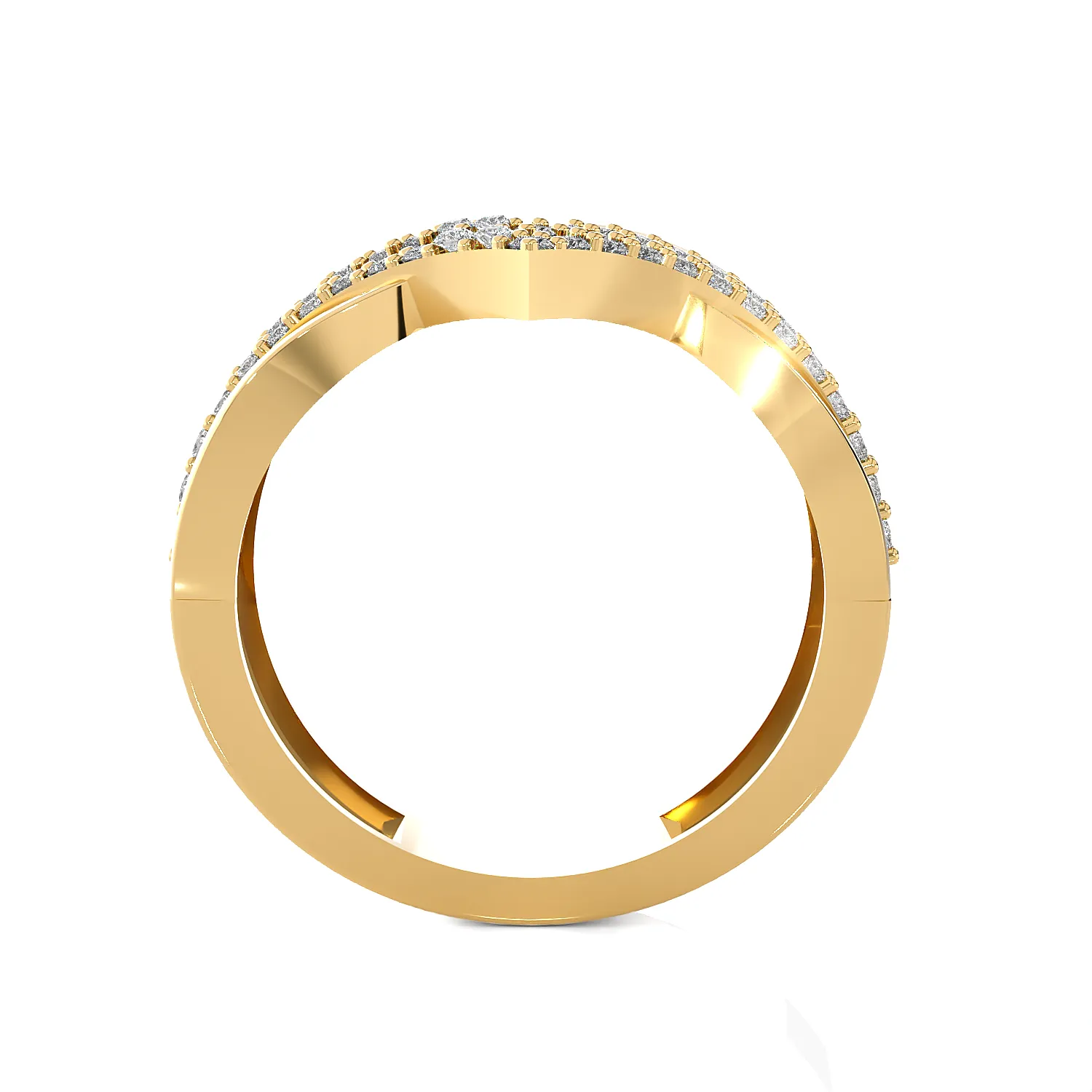 3/8 ctw Round Lab Grown Diamond Ring