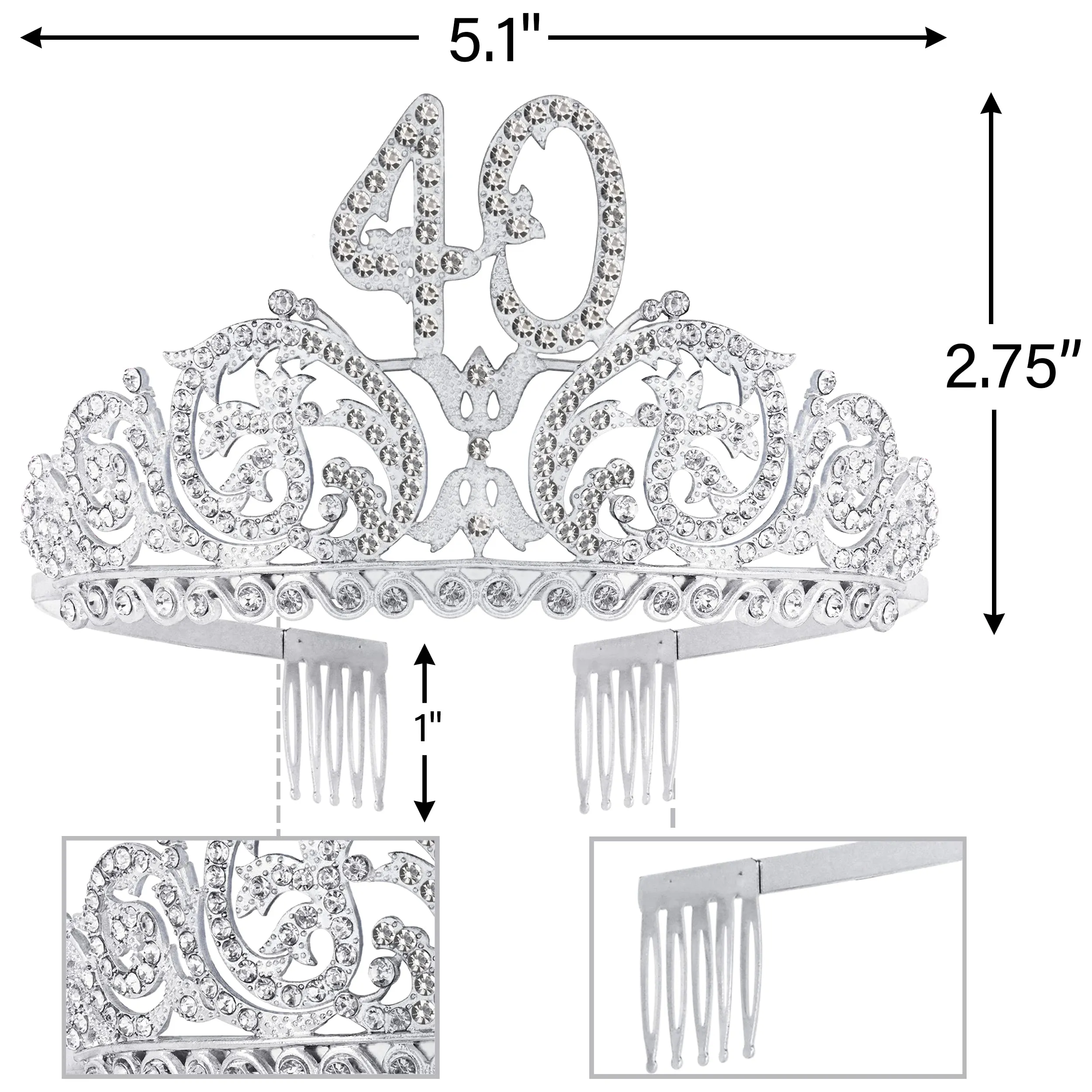 40th Birthday, 40th Birthday Gift, 40th Birthday Decorations for Women, 40th Birthday