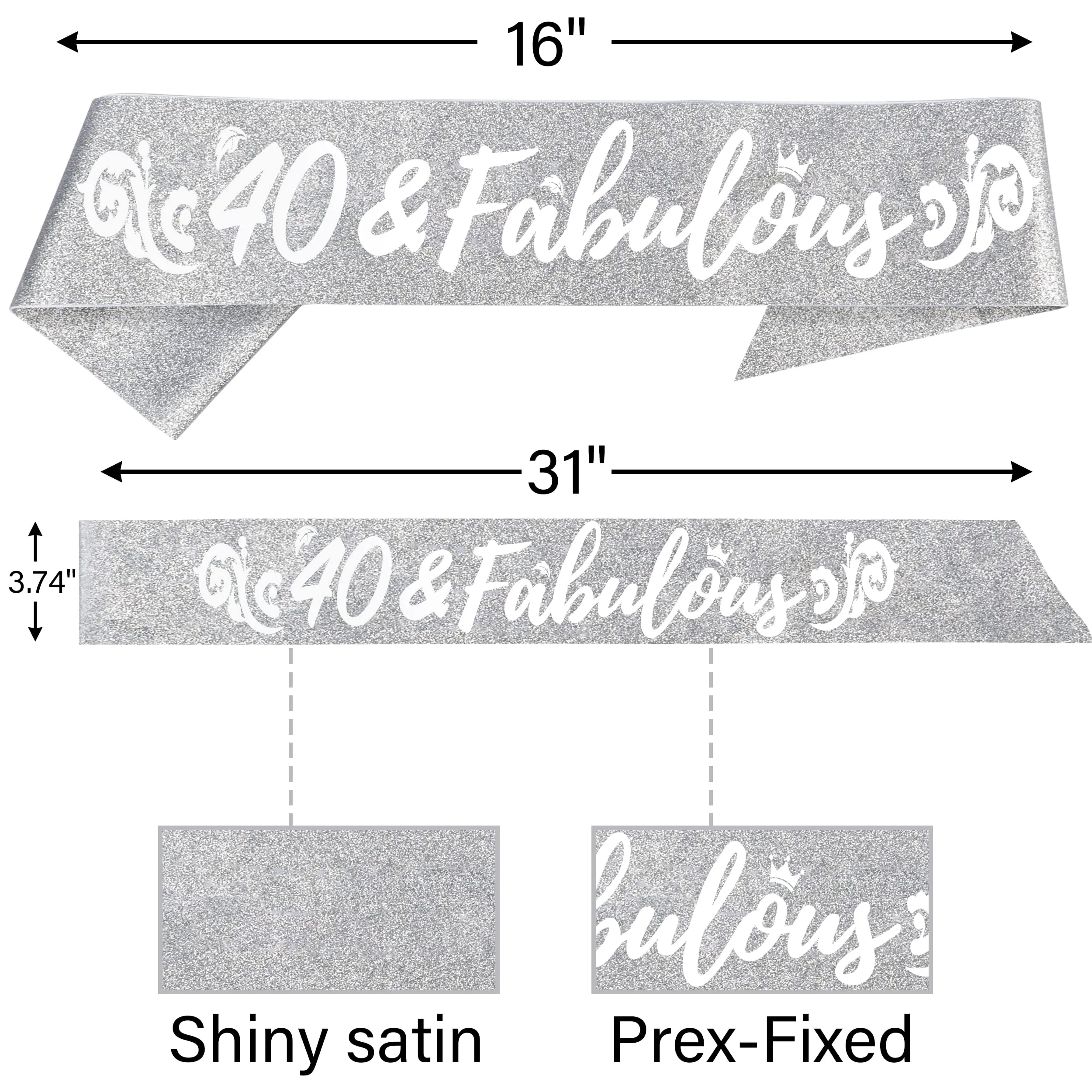 40th Birthday, 40th Birthday Gift, 40th Birthday Decorations for Women, 40th Birthday