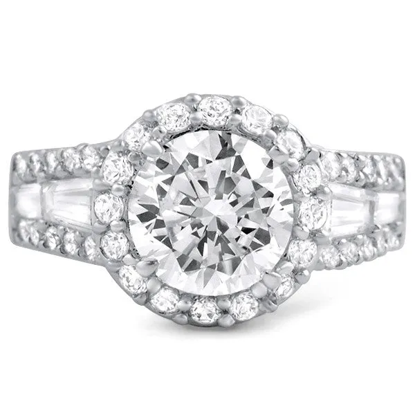 4.68 CTW Fancy Sterling Silver CZ Cocktail Ring