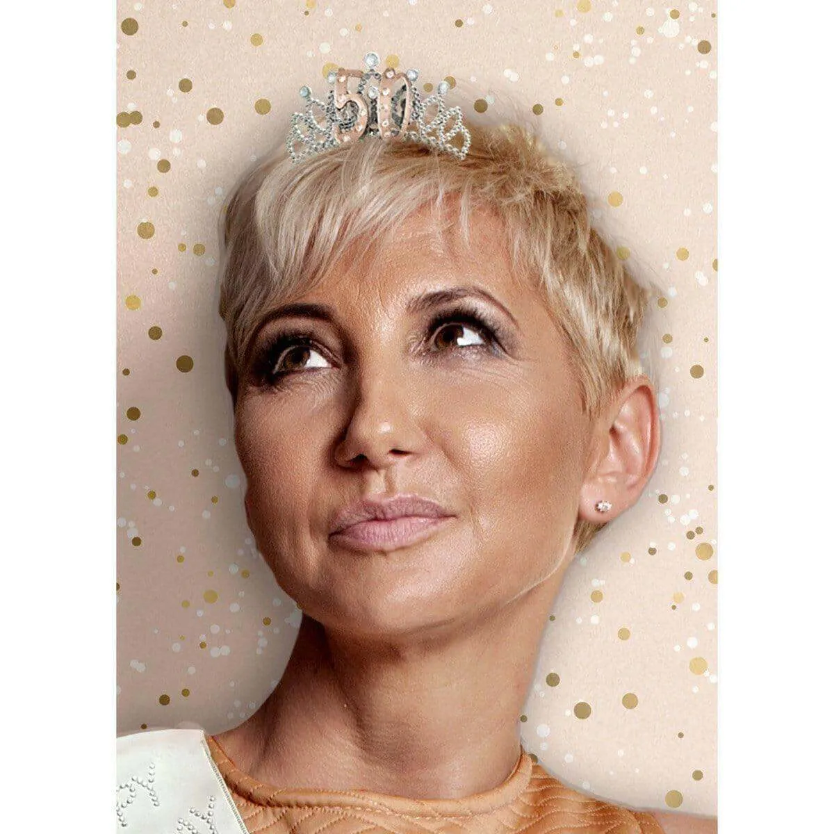 50th Rose Gold Tiara
