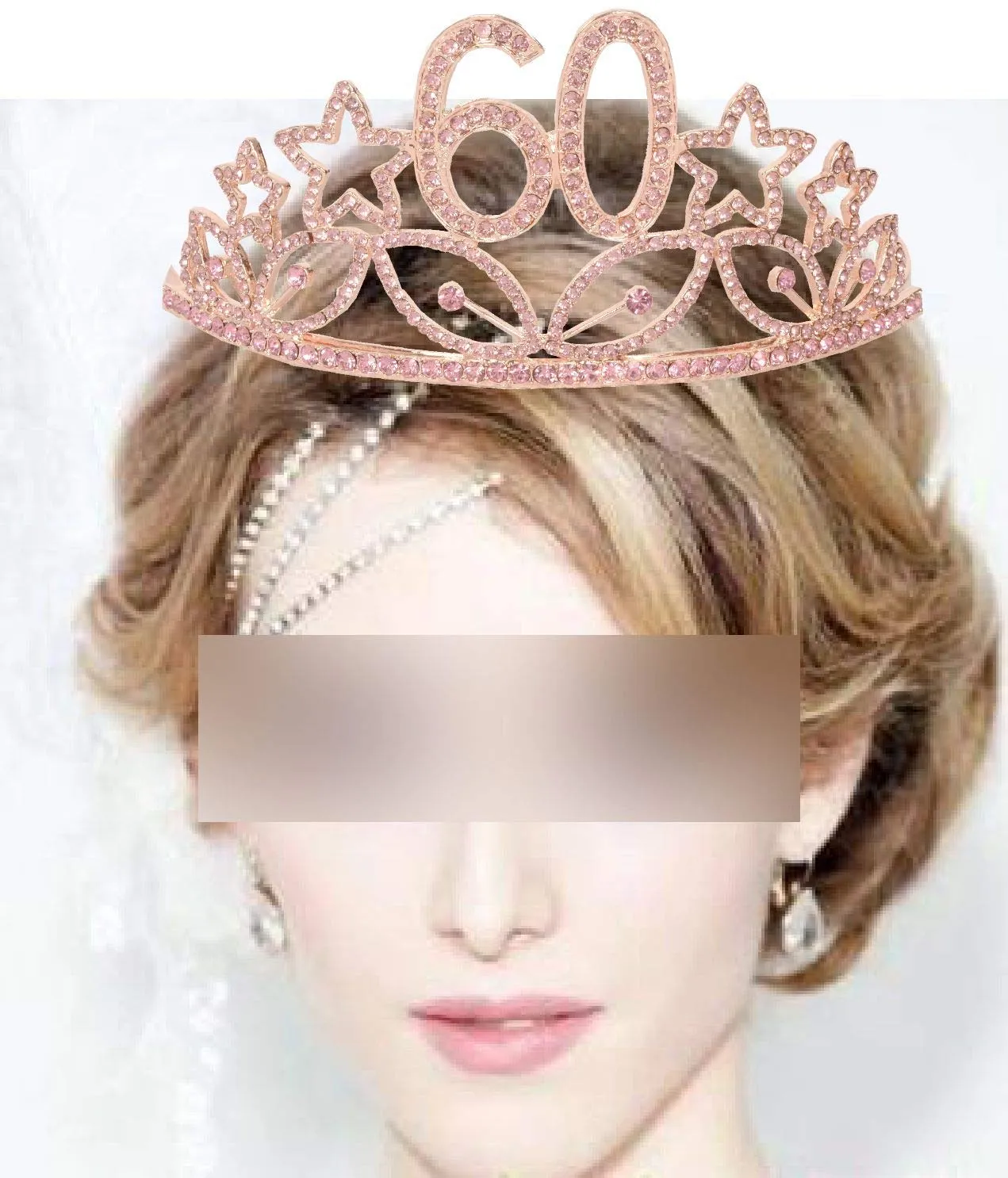 60th Birthday Gifts for Women, 60th Birthday Tiara and Sash, Happy 60th Birthday Party