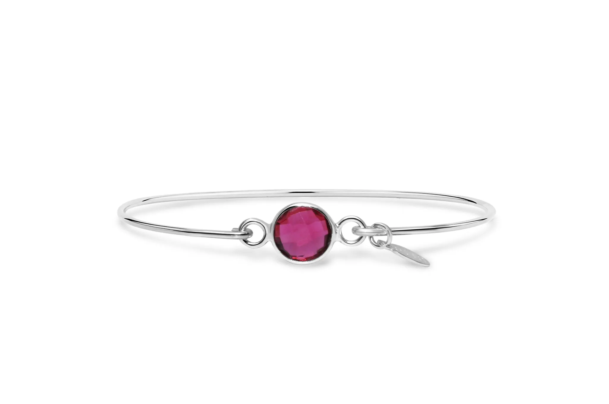 8MM BIRTHSTONE BRACELET- RUBY