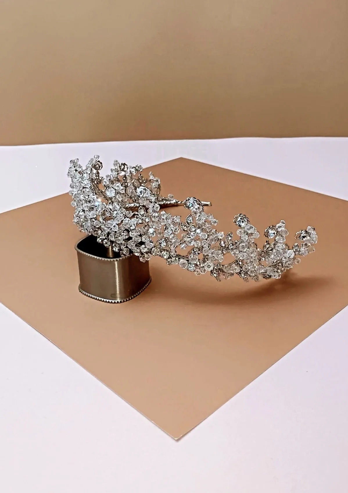 AIMEE Bridal Tiara, Swarovski Brilliant Crystals