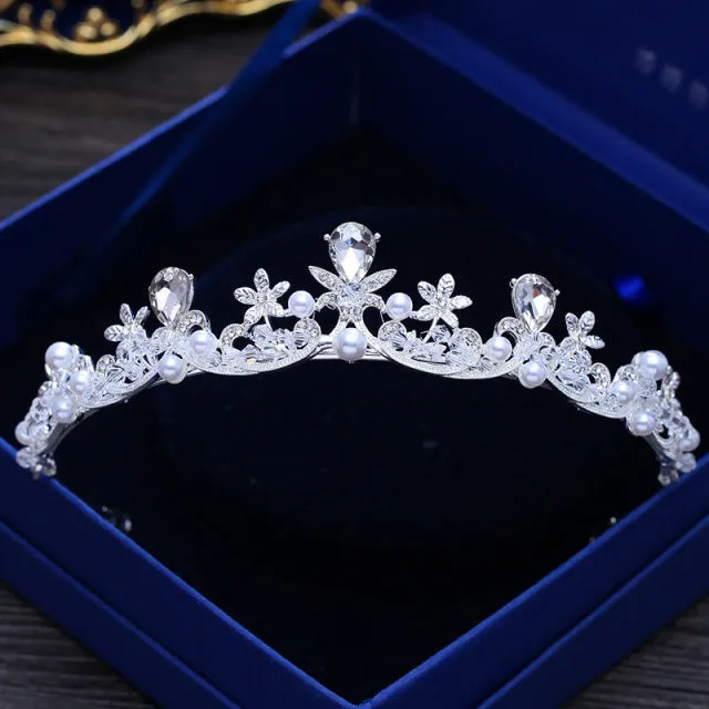 Assorted Styles Fashion Crystal Crowns- Bride Tiaras Wedding Headpiece Hair Jewelry