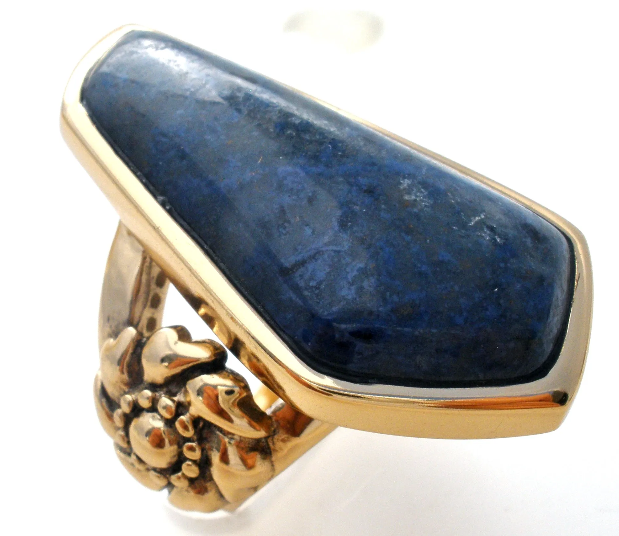 Barse Bronze Lapis Lazuli Ring Size 6