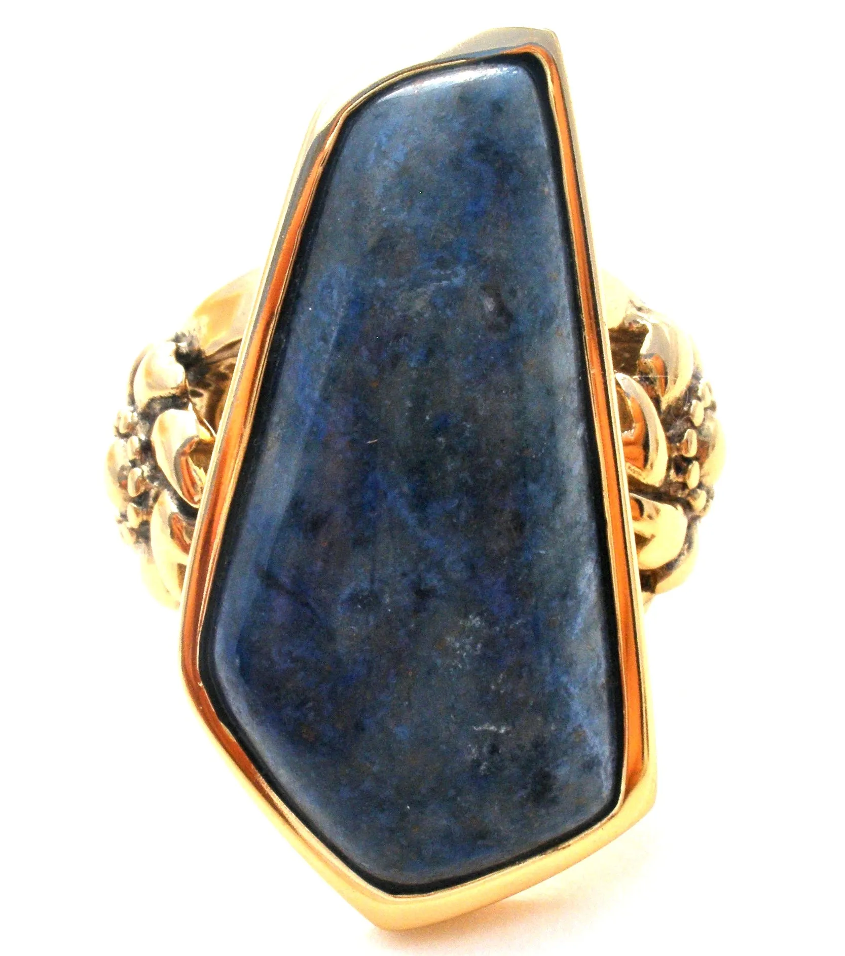 Barse Bronze Lapis Lazuli Ring Size 6