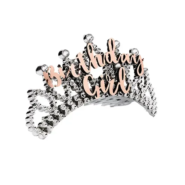 Birthday Girl Tiara - Rose Gold