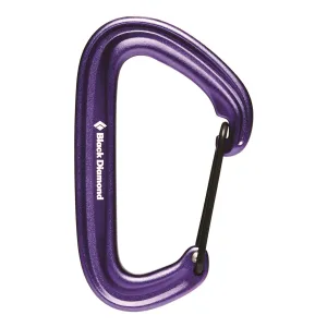 Black Diamond LiteWire Carabiner Purple | Buy Black Diamond LiteWire Carabiner Purple here | Outnorth