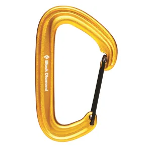 Black Diamond LiteWire Carabiner Yellow | Buy Black Diamond LiteWire Carabiner Yellow here | Outnorth