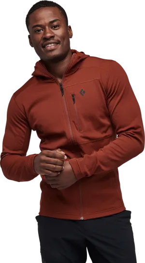 Black Diamond Men&#x27;s Coefficient Fleece Hoody Mulled Cider | Buy Black Diamond Men&#x27;s Coefficient Fleece Hoody Mulled Cider here | Outnorth