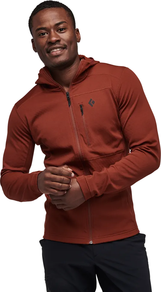 Black Diamond Men&#x27;s Coefficient Fleece Hoody Mulled Cider | Buy Black Diamond Men&#x27;s Coefficient Fleece Hoody Mulled Cider here | Outnorth