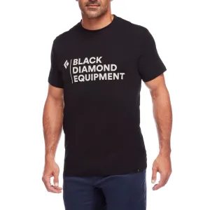Black Diamond Men&#x27;s Stacked Logo Tee Black | Buy Black Diamond Men&#x27;s Stacked Logo Tee Black here | Outnorth
