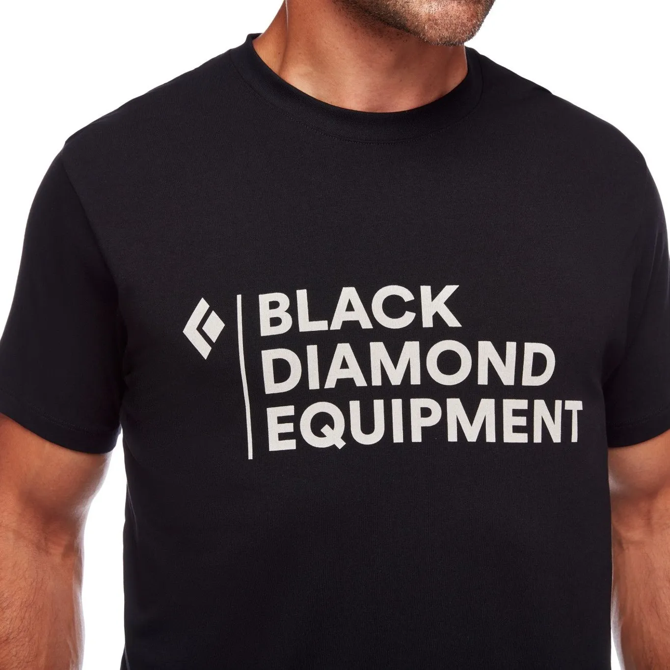 Black Diamond Men&#x27;s Stacked Logo Tee Black | Buy Black Diamond Men&#x27;s Stacked Logo Tee Black here | Outnorth
