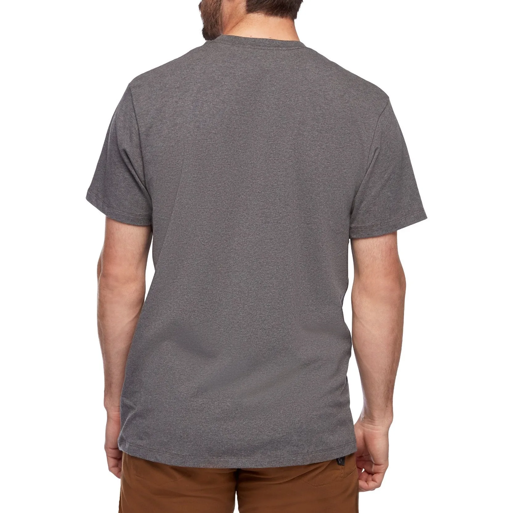 Black Diamond Men&#x27;s Stacked Logo Tee Charcoal Heather | Buy Black Diamond Men&#x27;s Stacked Logo Tee Charcoal Heather here | Outnorth