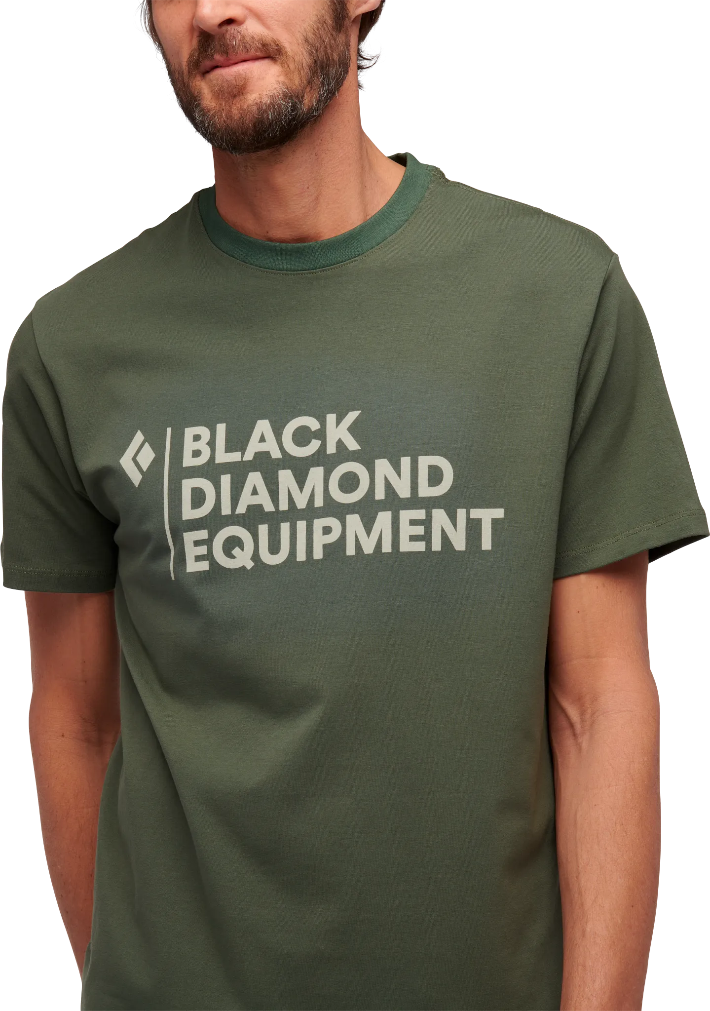 Black Diamond Men&#x27;s Stacked Logo Tee Tundra | Buy Black Diamond Men&#x27;s Stacked Logo Tee Tundra here | Outnorth