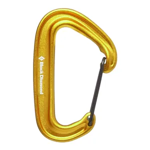 Black Diamond MiniWire Carabiner Yellow | Buy Black Diamond MiniWire Carabiner Yellow here | Outnorth