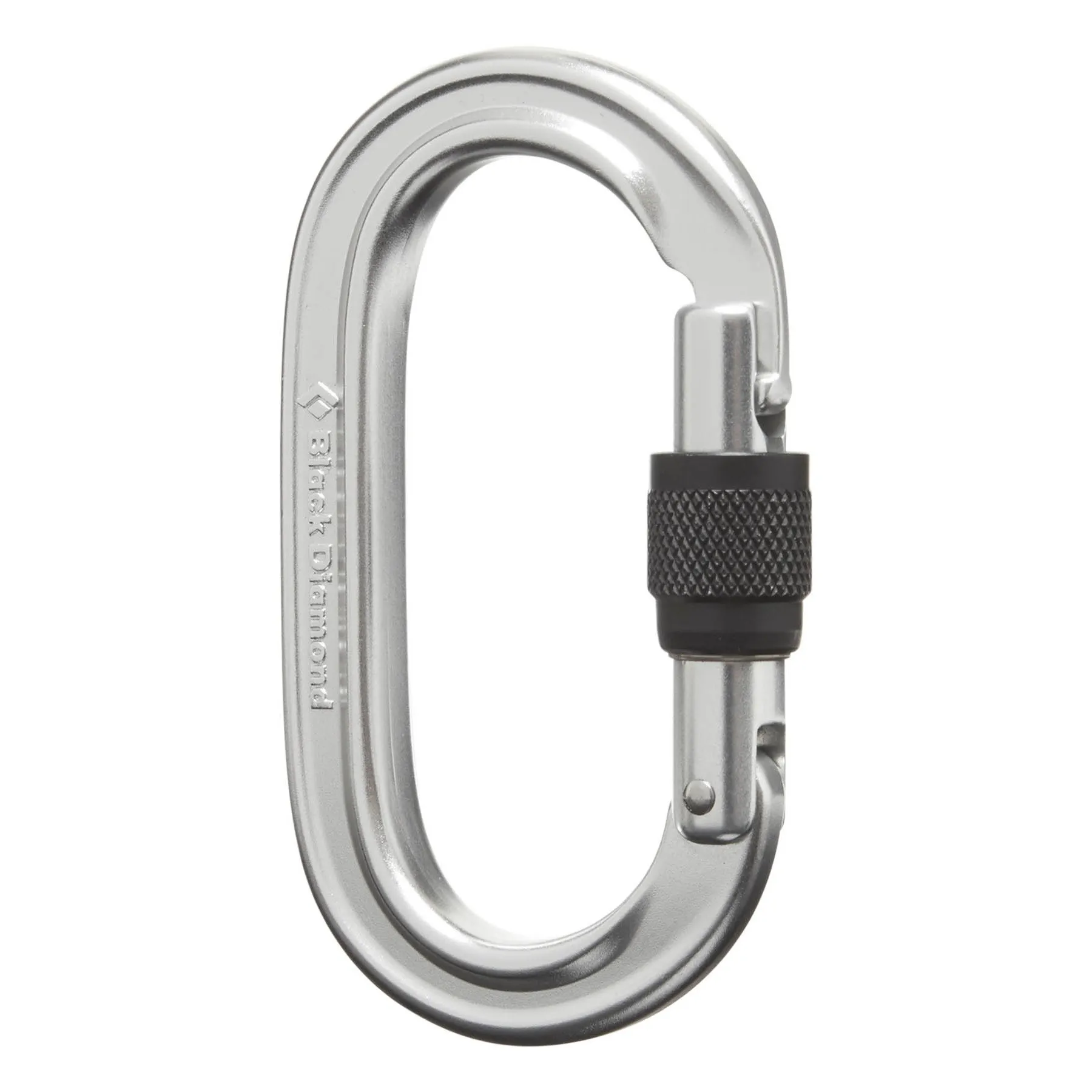Black Diamond Oval Keylock Screwgate Biner Polished | Buy Black Diamond Oval Keylock Screwgate Biner Polished here | Outnorth