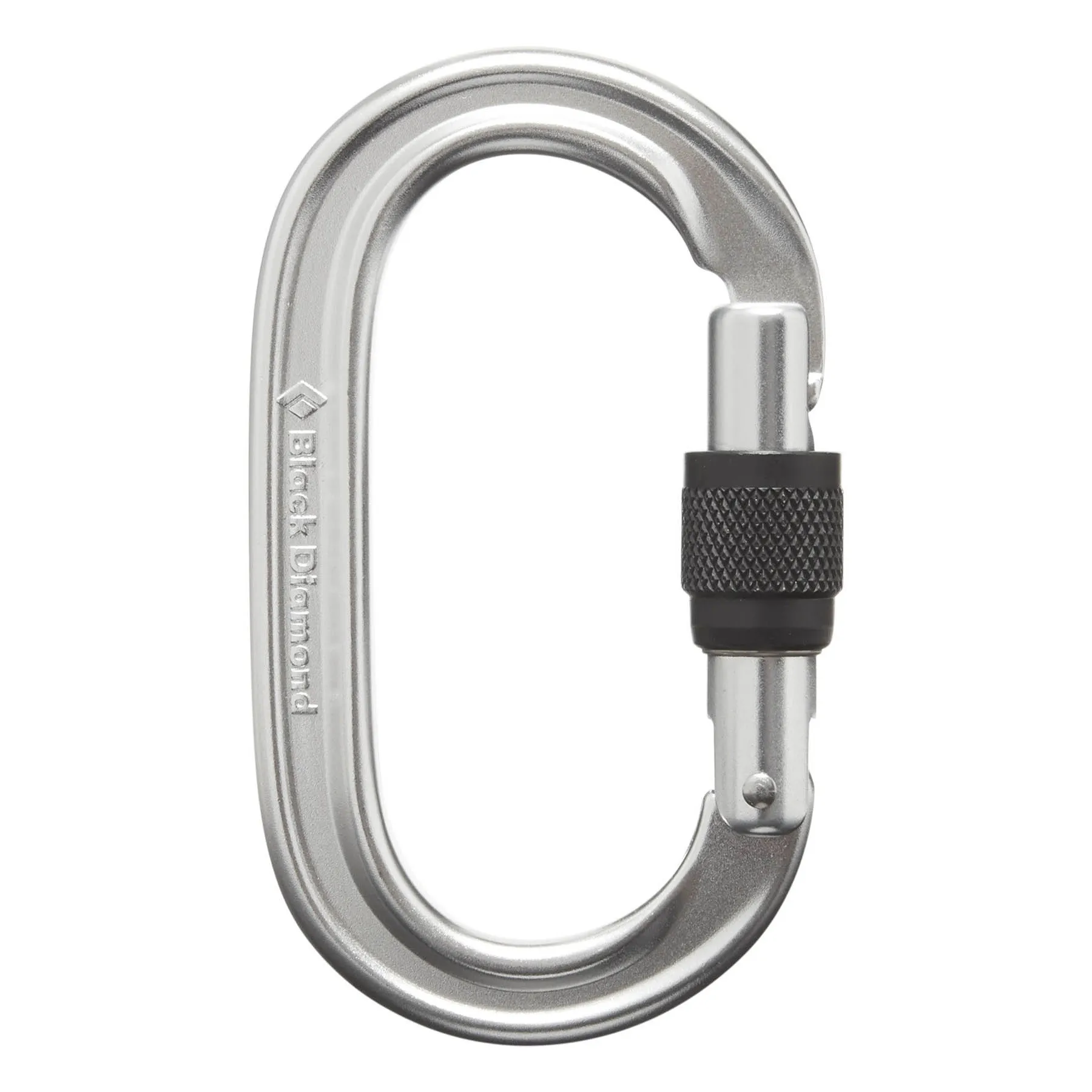 Black Diamond Oval Keylock Screwgate Biner Polished | Buy Black Diamond Oval Keylock Screwgate Biner Polished here | Outnorth