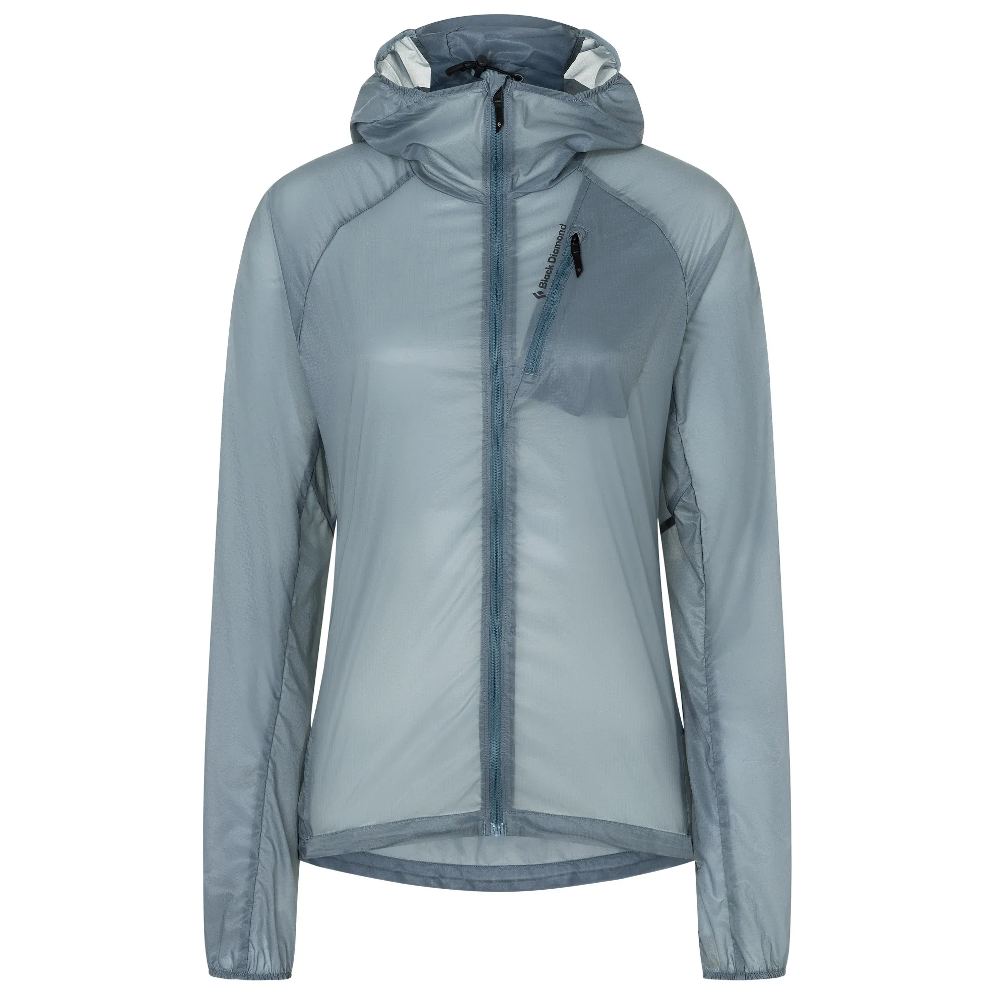 Black Diamond Women&#x27;s Distance Wind Shell Blue Ash | Buy Black Diamond Women&#x27;s Distance Wind Shell Blue Ash here | Outnorth