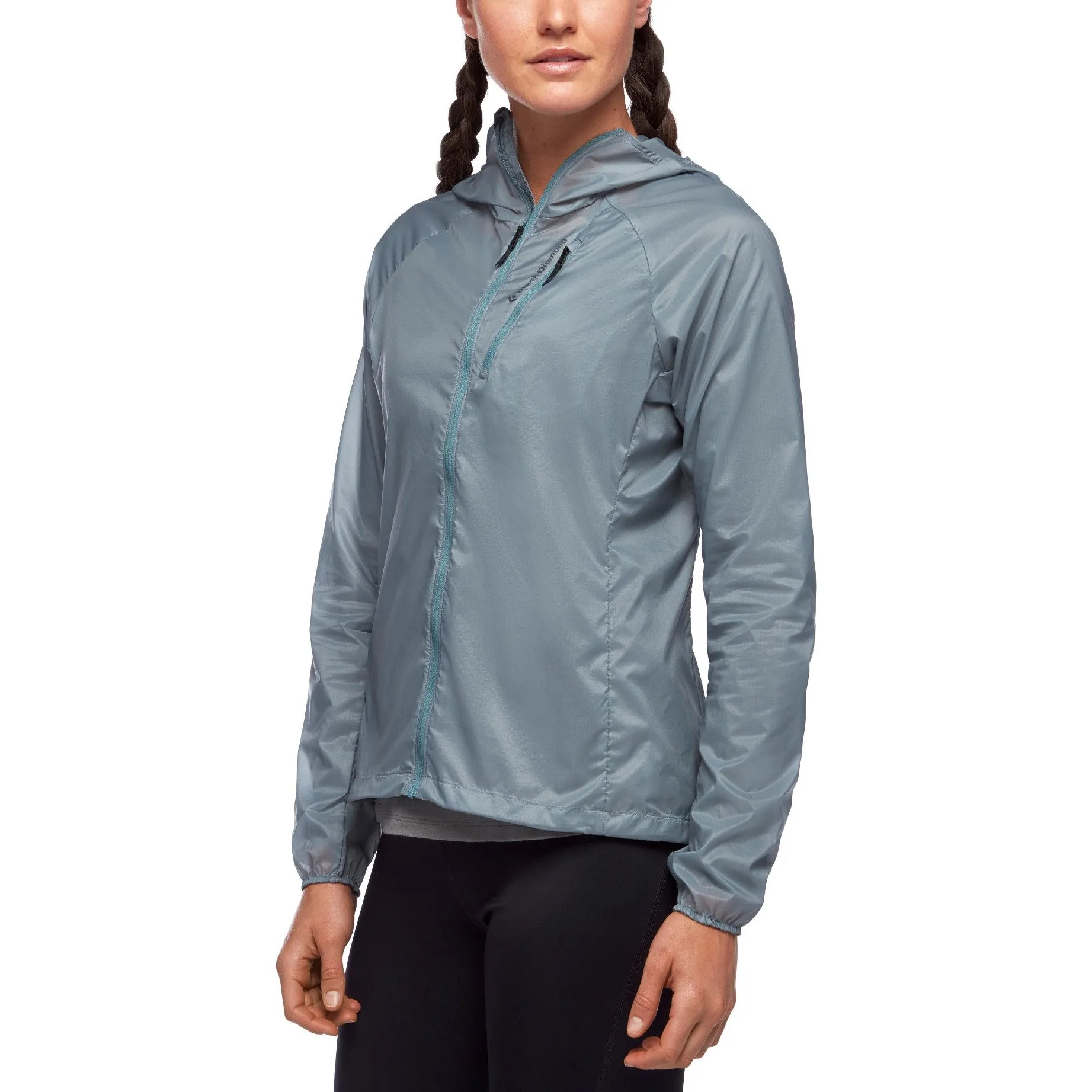 Black Diamond Women&#x27;s Distance Wind Shell Blue Ash | Buy Black Diamond Women&#x27;s Distance Wind Shell Blue Ash here | Outnorth