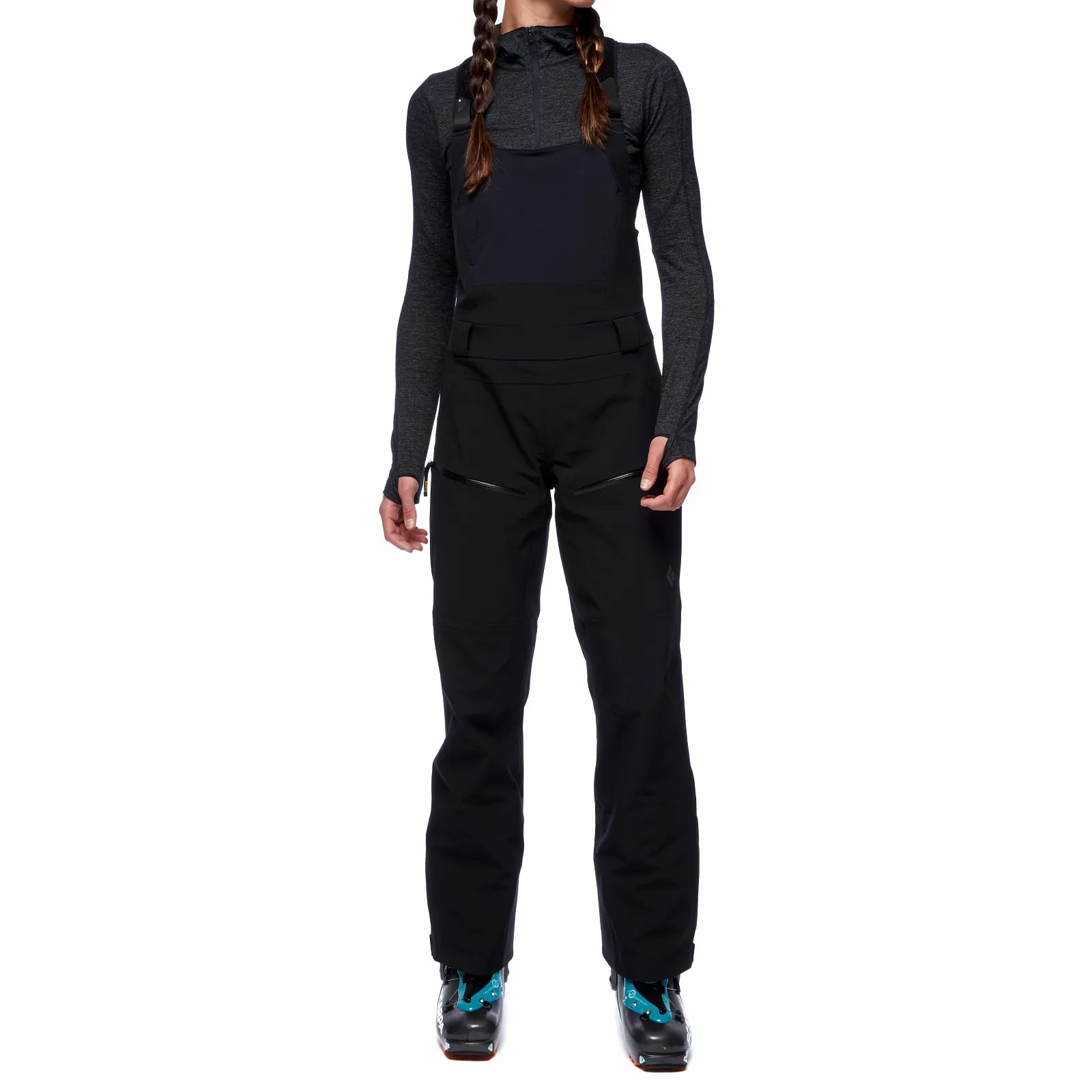 Black Diamond Women&#x27;s Recon Stretch Bibs Black | Buy Black Diamond Women&#x27;s Recon Stretch Bibs Black here | Outnorth