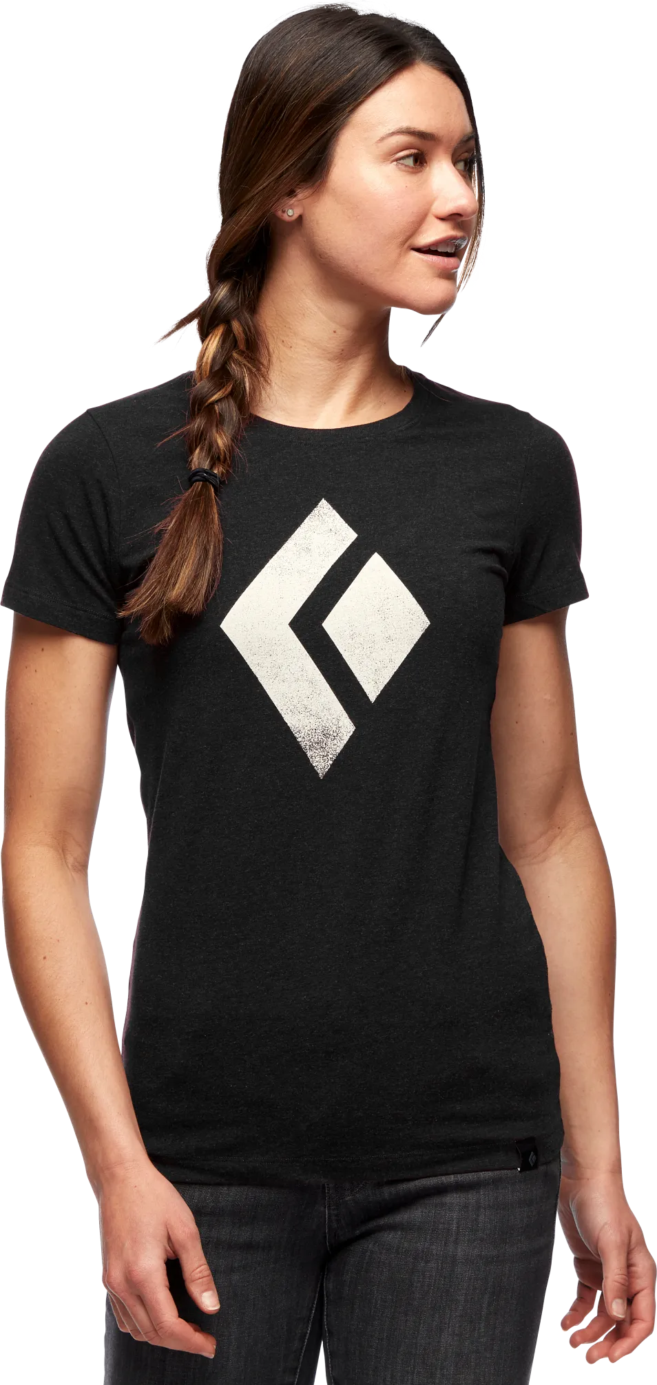 Black Diamond Women&#x27;s Shortsleeve Chalked Up Tee Black | Buy Black Diamond Women&#x27;s Shortsleeve Chalked Up Tee Black here | Outnorth