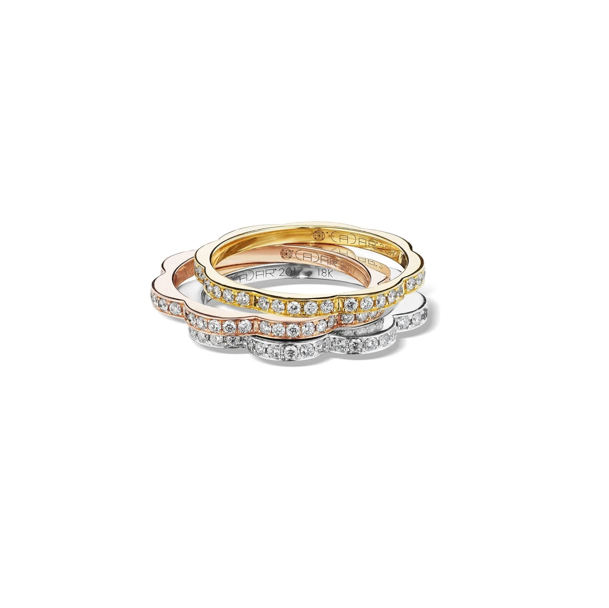 BLOOM Stacking Ring Medium Petals