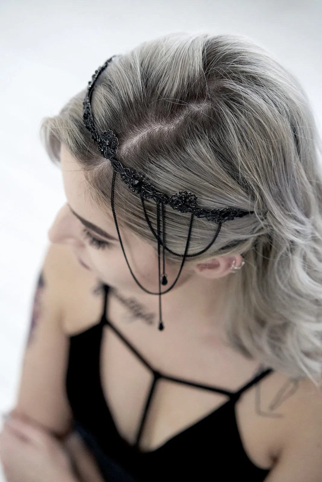 Bohemian bridal crown - VIBEKE