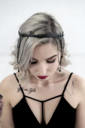 Bohemian bridal crown - VIBEKE
