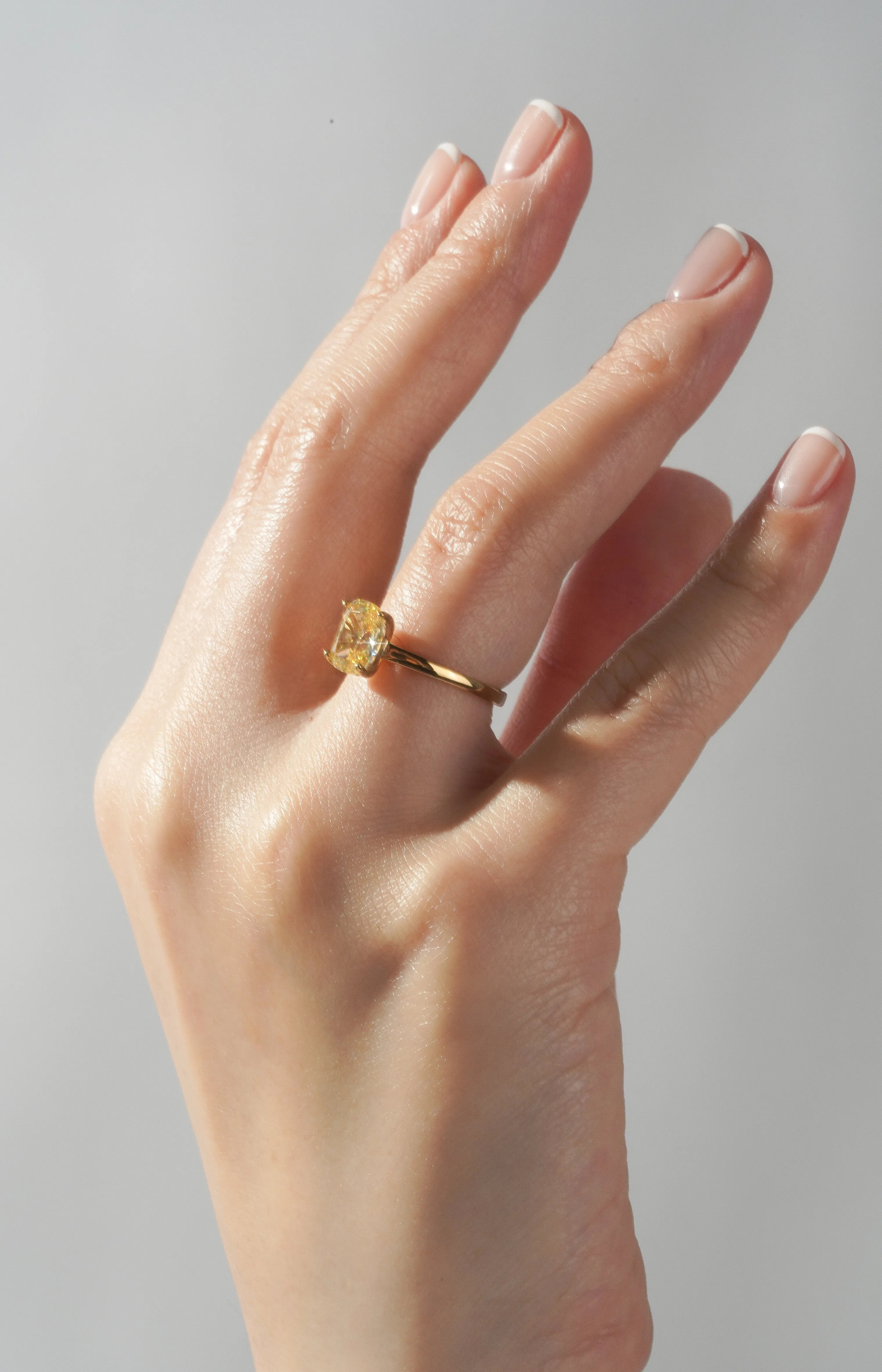 Canary Baby Cocktail Ring