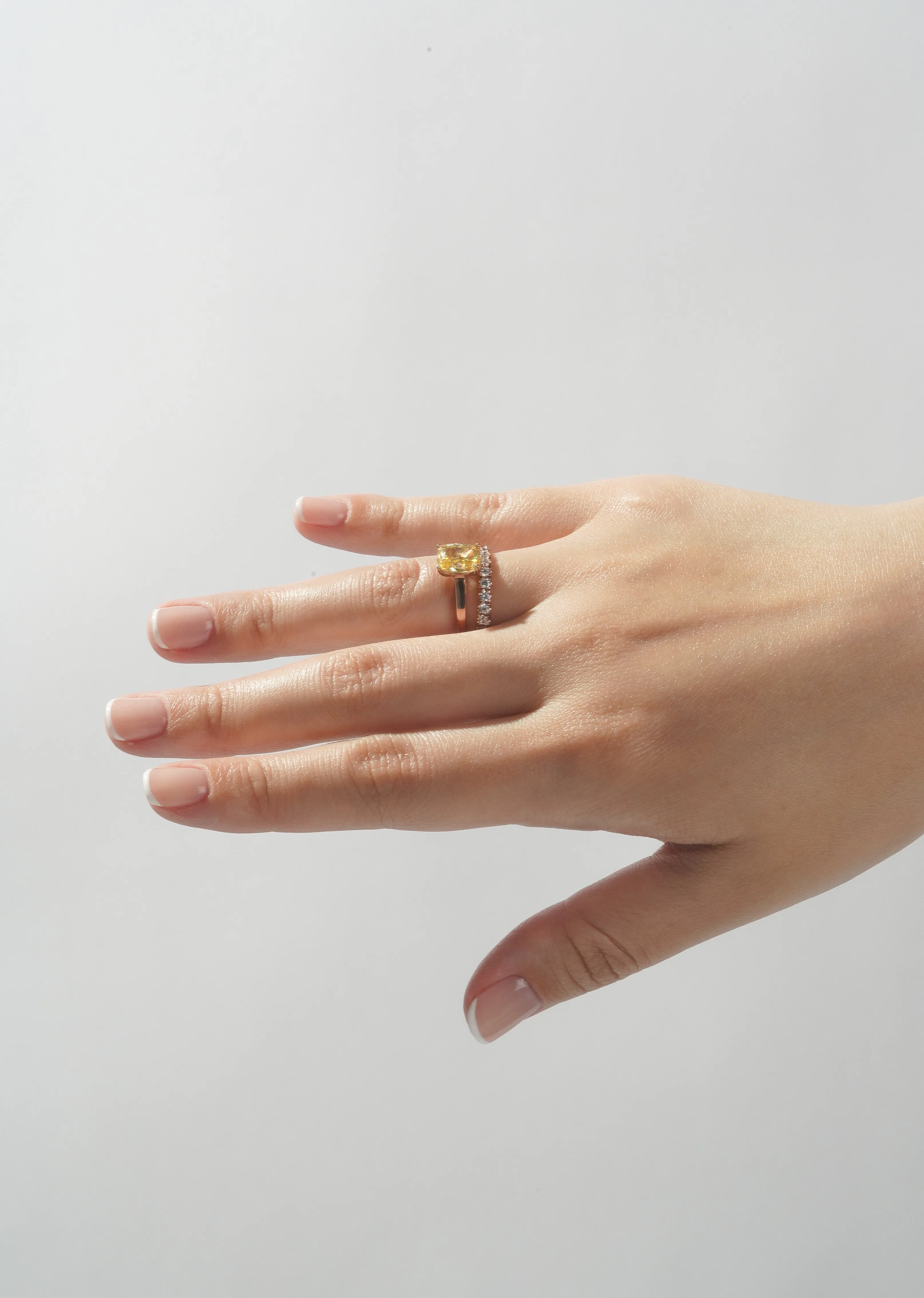 Canary Baby Cocktail Ring