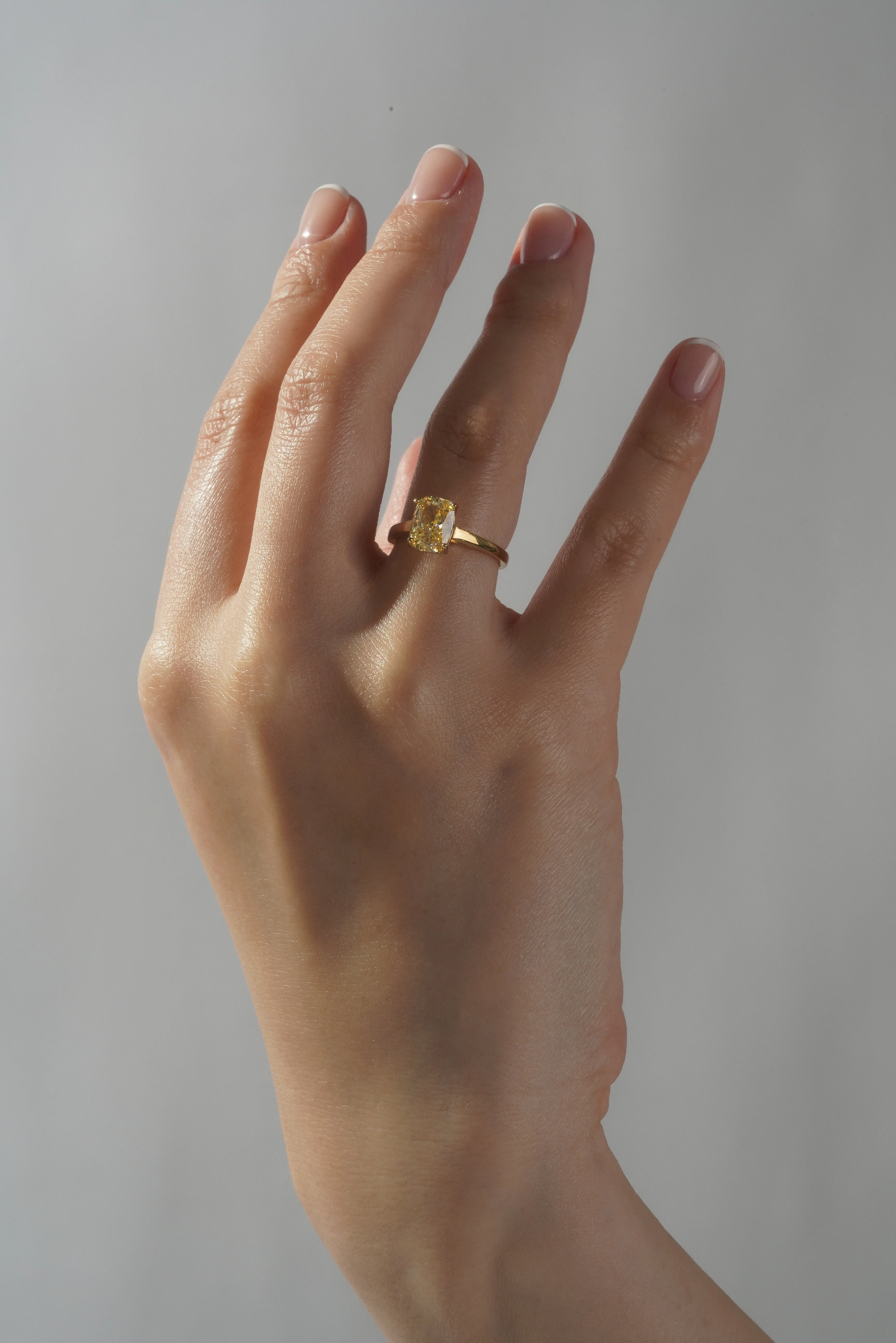 Canary Baby Cocktail Ring