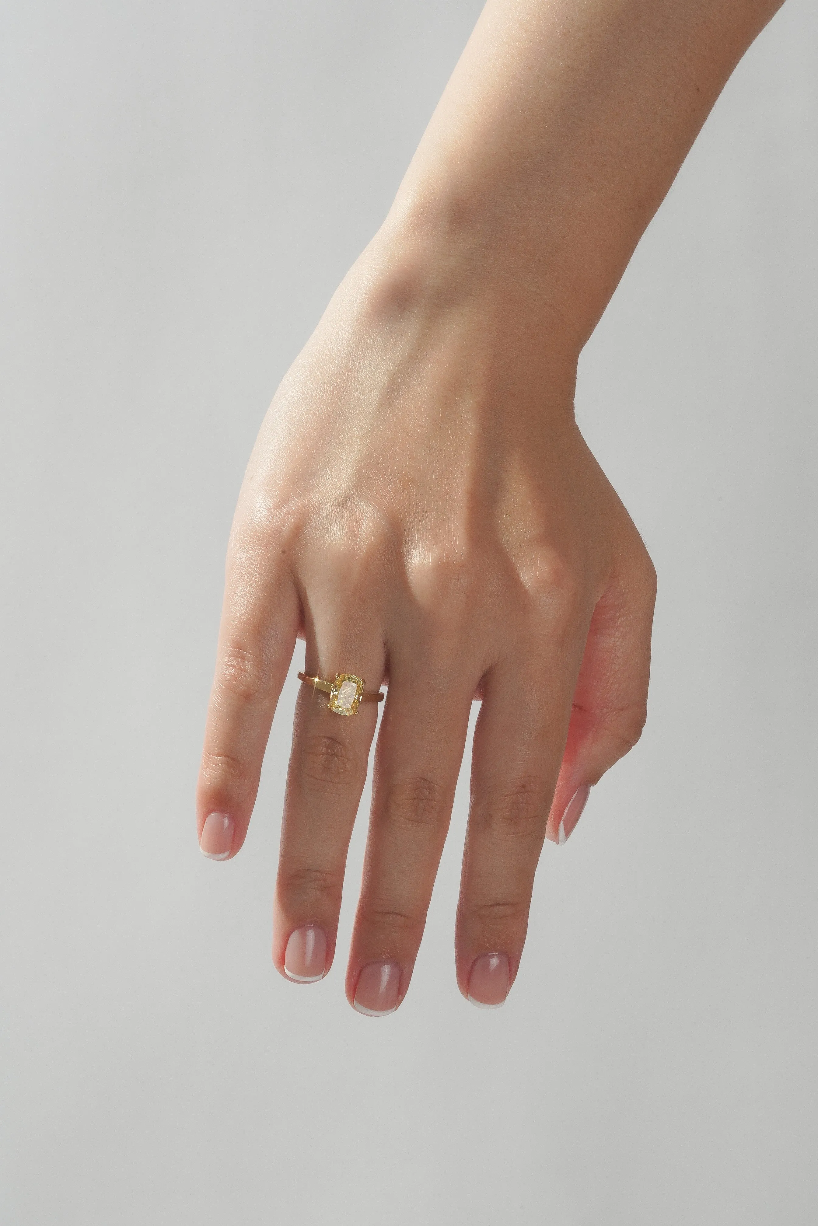Canary Baby Cocktail Ring