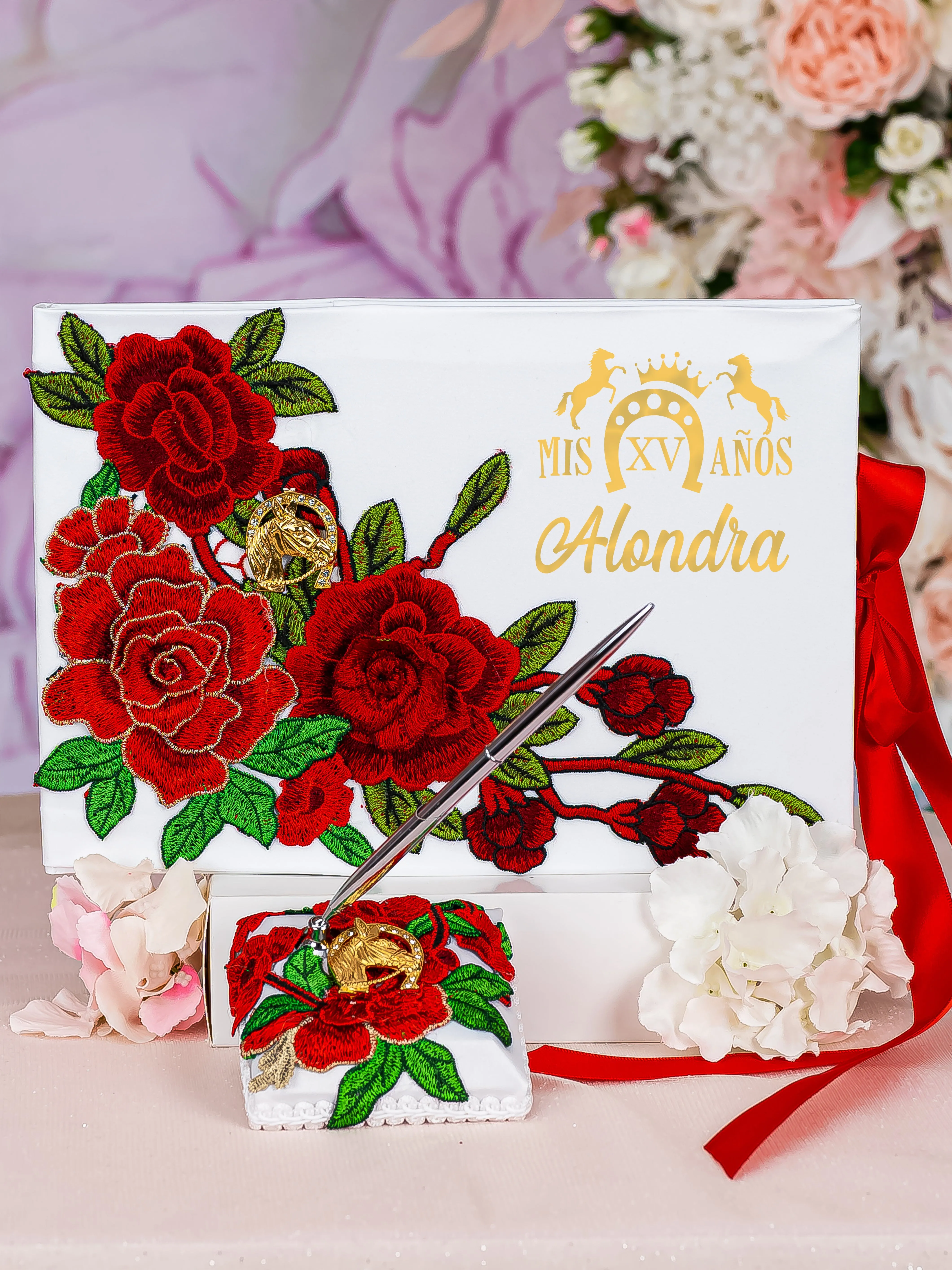 Charro Quinceanera tiara pillow