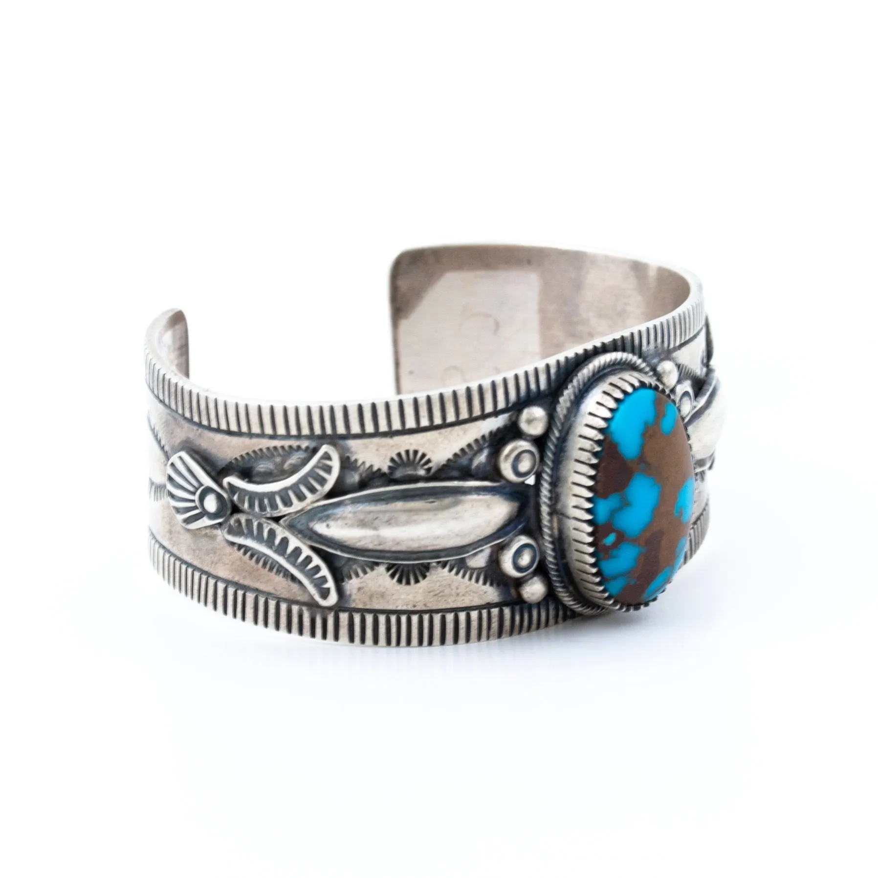 Chocolatey Egyptian Turquoise Cuff