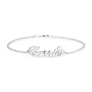 Classic Script Name Bracelet