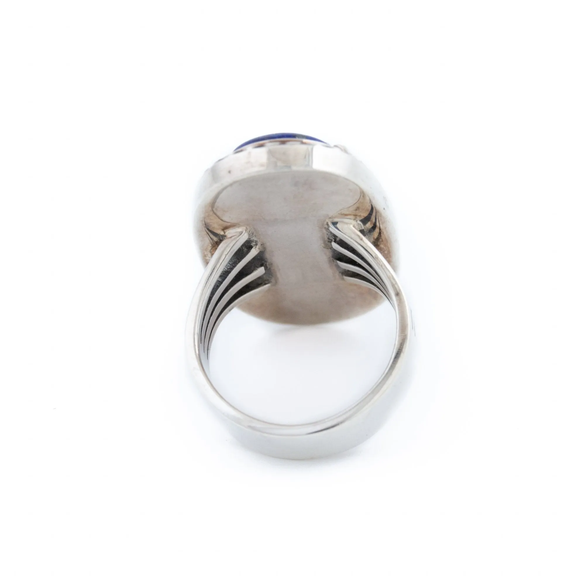 Claw Bezel Lapis Ring